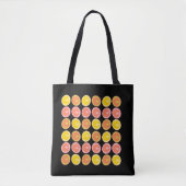 Citrus Snoep Lemon Fruit Patroon Tote Bag (Voorkant)