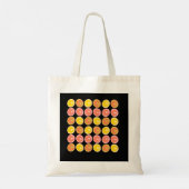 Citrus Snoep Lemon Fruit Patroon Tote Bag (Achterkant)
