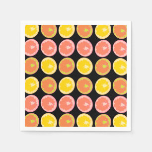 Citrus Snoepje Citroen Fruit Patroon Servet