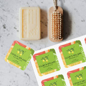 Citrus Soap Aangepast label Sticker