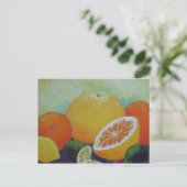 Citrus Splash-Briefkaart Briefkaart (Staand voorkant)