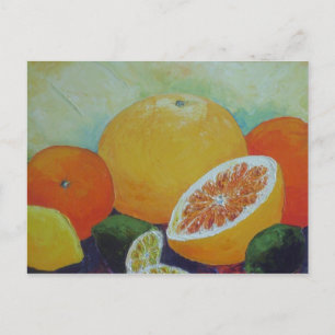 Citrus Splash-Briefkaart Briefkaart