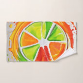 Citrus Splash Design Bad Handdoek (Handdoek)