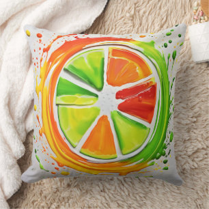 Citrus Splash Design Kussen