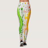 Citrus Splash Design Leggings (Achterkant)