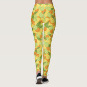 Citrus Splash Illustratie Leggings (Achterkant)