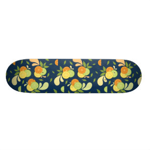 Citrus Splash Illustratie Persoonlijk Skateboard