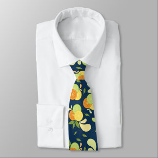 Citrus Splash Illustratie Stropdas