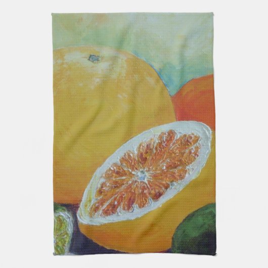 Citrus Splash Kitchen Towel Theedoek (Verticaal)