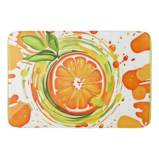 Citrus Splash of Joy Badmat (Voorkant)