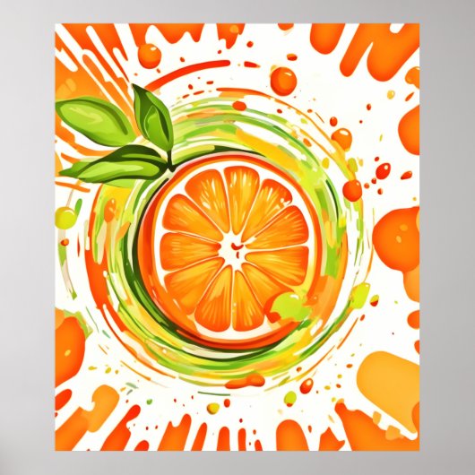 Citrus Splash of Joy Poster (Voorkant)