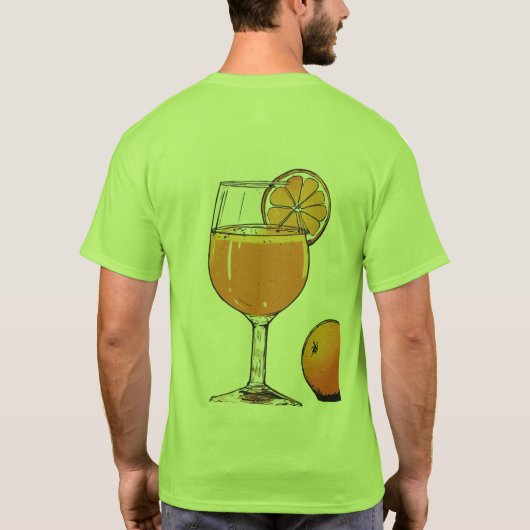 "Citrus Splash" T-shirt (Achterkant)