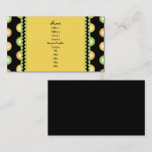 Citrus Splash Visitekaartje (Voorkant / Achterkant)