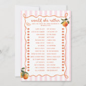 Citrus Spritz Roze Strepen Zou zij liever kaart (Voorkant)