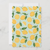 Citrus Squeeze Summer Birthday Uitnodigen Kaart (Achterkant)