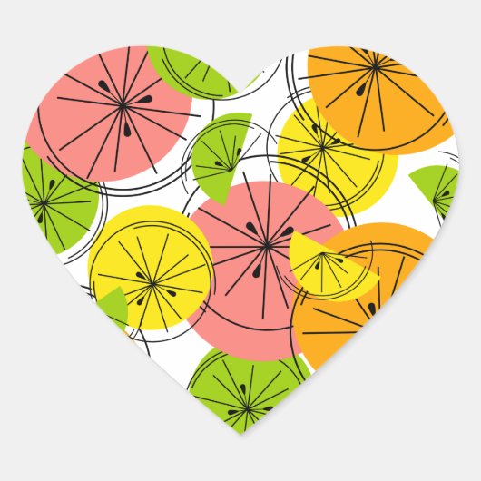 Citrus sticker hart (Voorkant)