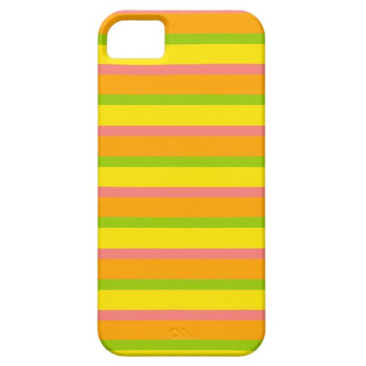 Citrus Stripe Classic Case-Mate iPhone Case (Achterkant)