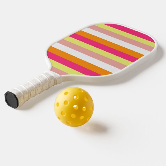 Citrus Stripe Pickleball Paddle (Laag 2)