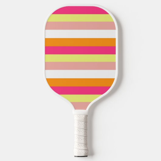 Citrus Stripe Pickleball Paddle (Voorkant)