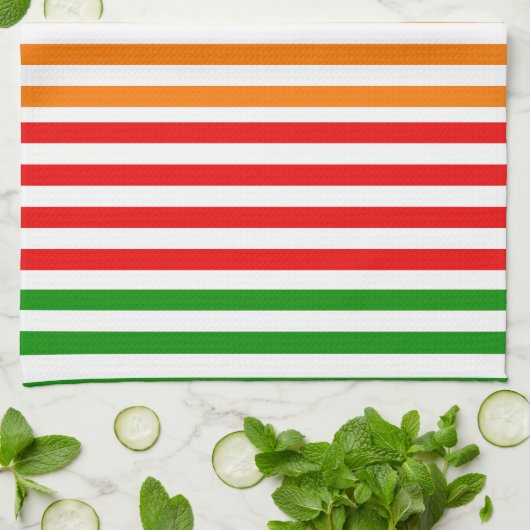 Citrus Stripes Kitchen Towel Theedoek (Gevouwen)