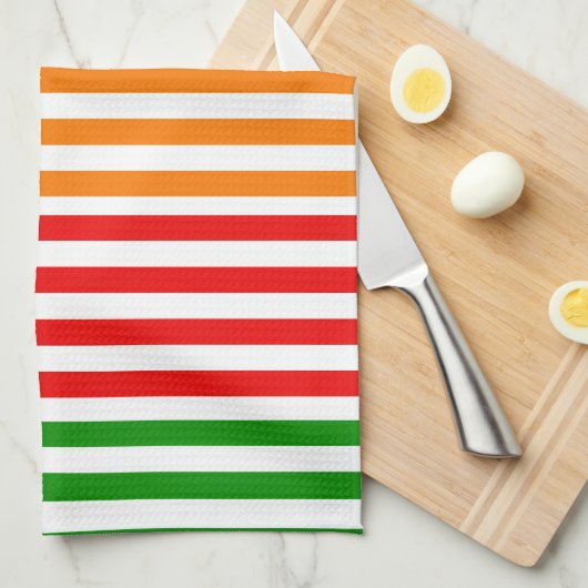 Citrus Stripes Kitchen Towel Theedoek (Quarter Fold)