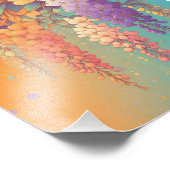 Citrus Sunset Wisteria Foto Afdruk (Hoek)