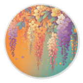 Citrus Sunset Wisteria Keramische Knop (Voorkant)