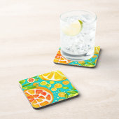 Citrus Symphony: een sappig genot Bier Onderzetter (Rechterzijde)