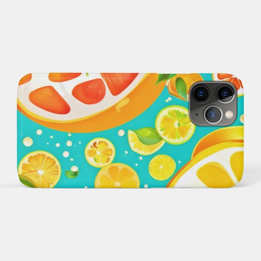 Citrus Symphony: een sappig genot Case-Mate iPhone Case (Achterkant (horizontaal))