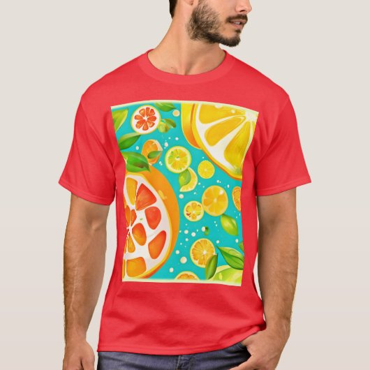 Citrus Symphony: een sappig genot T-shirt (Voorkant)