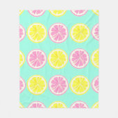 Citrus Symphony Fleece Deken (Voorkant)