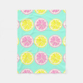 Citrus Symphony Fleece Deken (Voorkant)