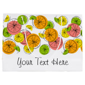 Citrus Text cadeau grote tas Groot Cadeauzakje (Achterkant)