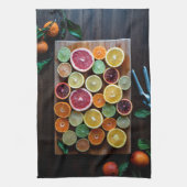 citrus theedoek (Verticaal)