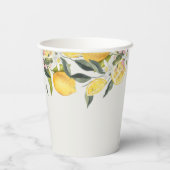 Citrus thema baby shower papieren bekers (Achterkant)