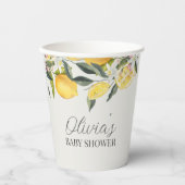 Citrus thema baby shower papieren bekers (Voorkant)