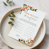 Citrus thema Hoe oud was de bruid om te spelen