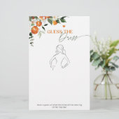 Citrus thema Raad de jurk vrijgezellenfeest spel (Staand voorkant)