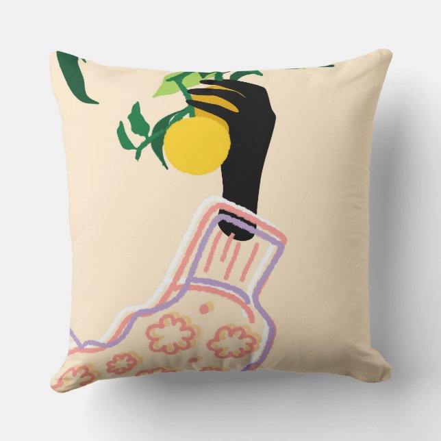 Citrus Touch Kussen (Achterkant)