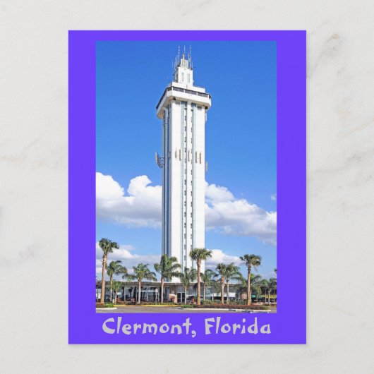 Citrus Tower in Clermont Florida, Gem of the Hills Briefkaart (Voorkant)