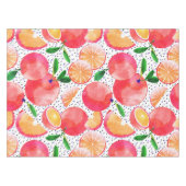 Citrus Tropical | Juicy Fruits Polka Dots | Voedse Tafelkleed (Voorkant (Horizontaal))