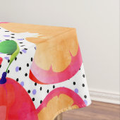 Citrus Tropical | Juicy Fruits Polka Dots | Voedse Tafelkleed (Voorbeeld)