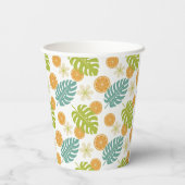 Citrus Tropisch Papieren Bekers (Achterkant)