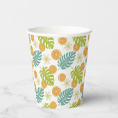 Citrus Tropisch Papieren Bekers (Rechts)