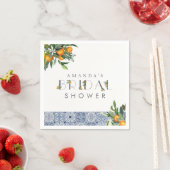 Citrus Trouwfeest aangepaste servetten (Insitu)