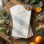 Citrus Trouwprogramma | Mediterranean Orange Menu