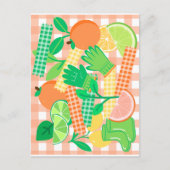 Citrus Tuin Bliss Briefkaart (Voorkant)