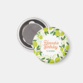 Citrus Tuin Magneet - Bewerkbaar Tekst Design (Voorkant / Achterkant)