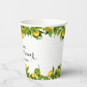 Citrus Tuin met Citroen Papieren Bekers (Links)