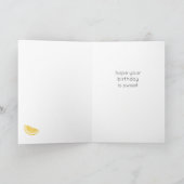 Citrus Twee Sweet Happy Birthday Kaart (Binnen)